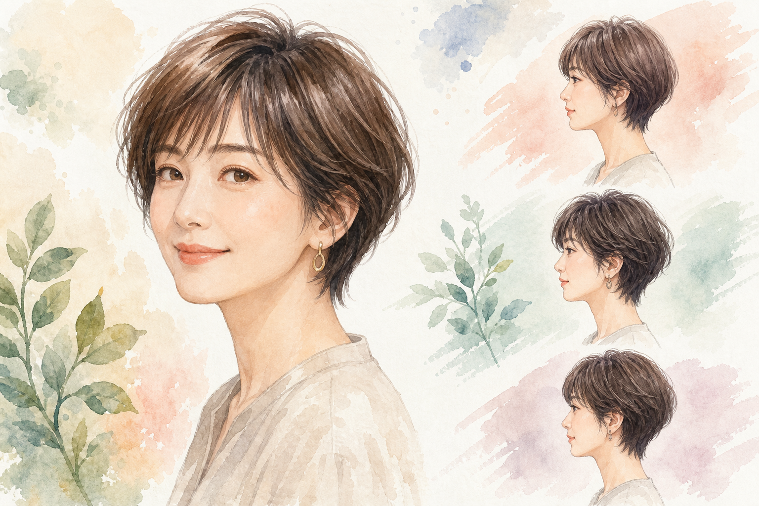 顔型別・前髪ありショートの似合わせポイントまとめ