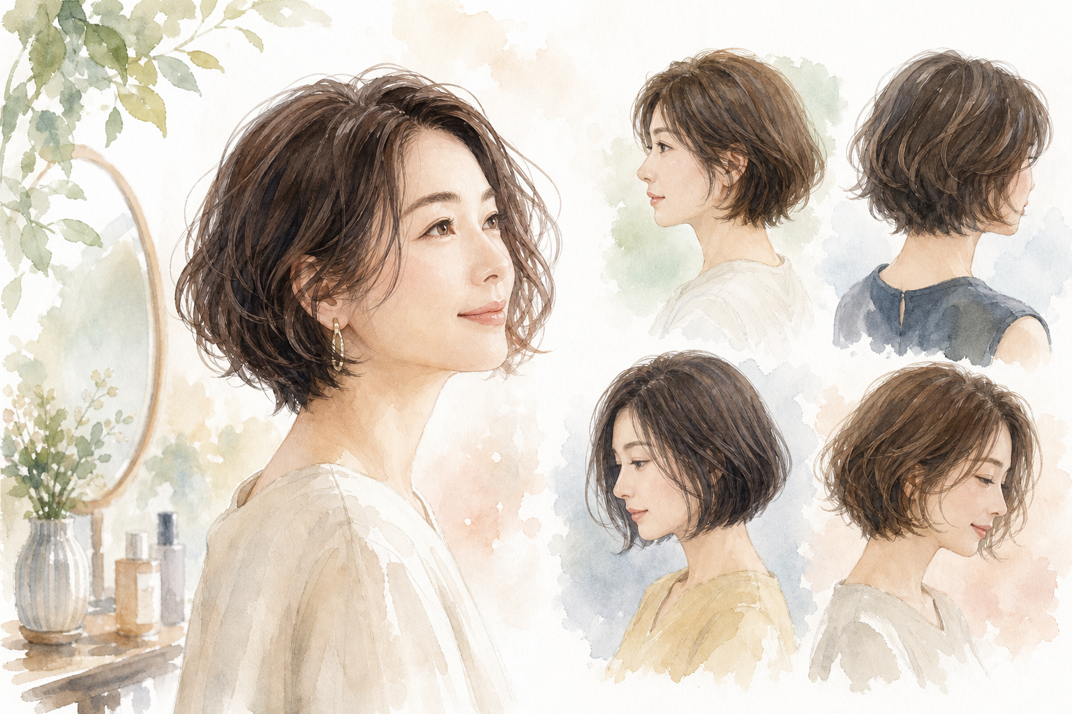 40代くせ毛さんにおすすめのボブスタイル5選