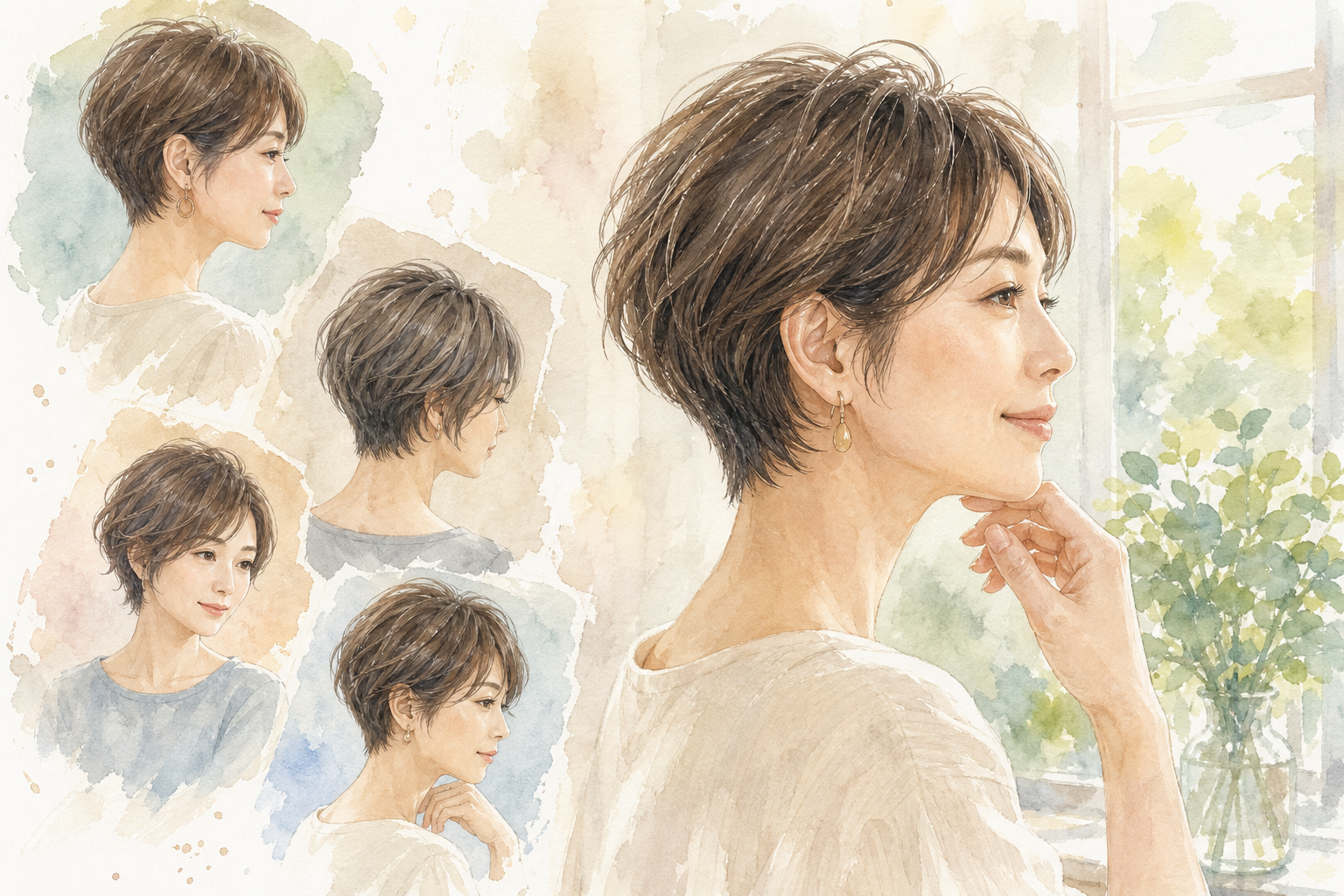 40代に手入れが楽なショートヘアは、存在します