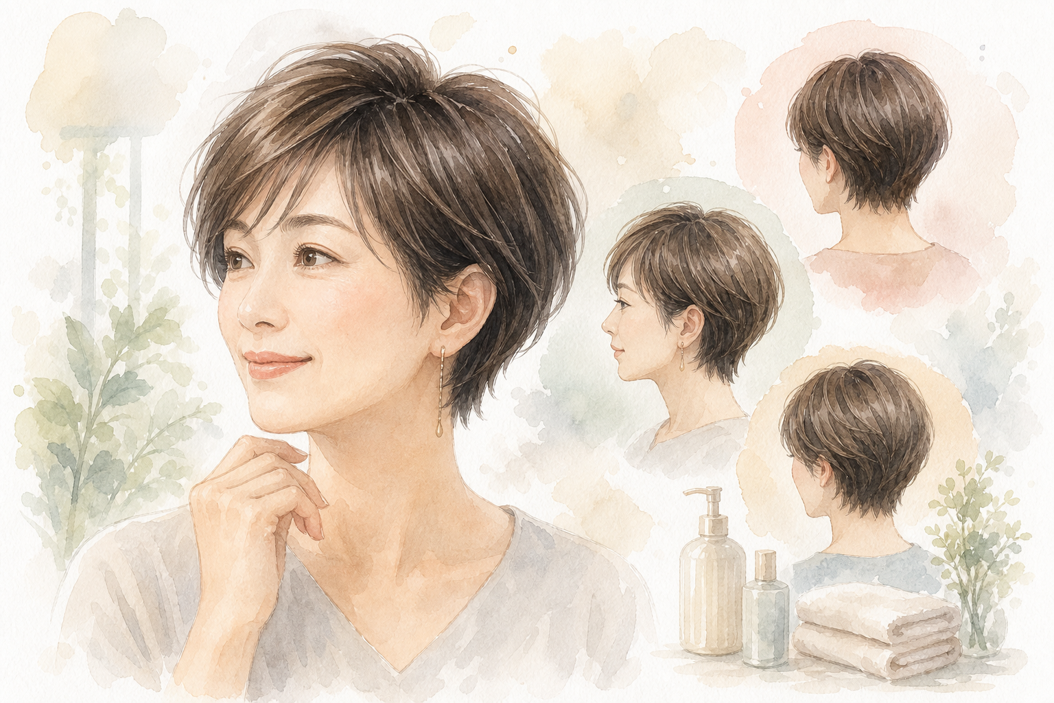 なぜ40代にショートヘアが「手入れが楽」で向いているのか
