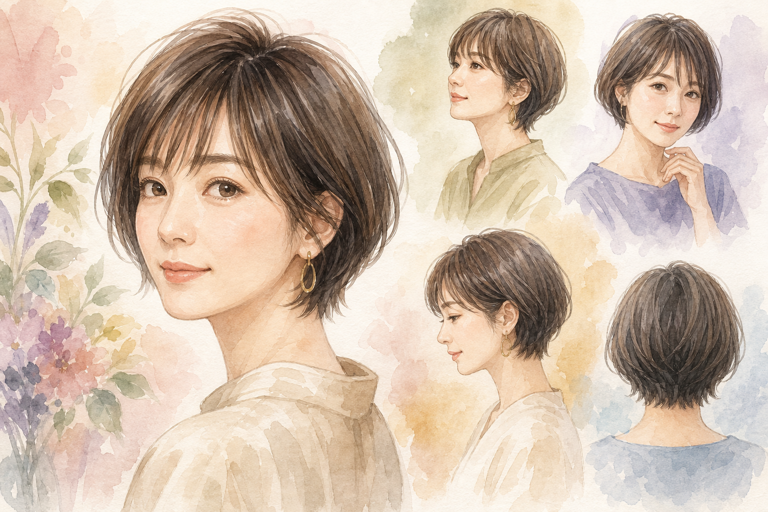 顔型別・悩み別のポイントも一緒に確認してみましょう