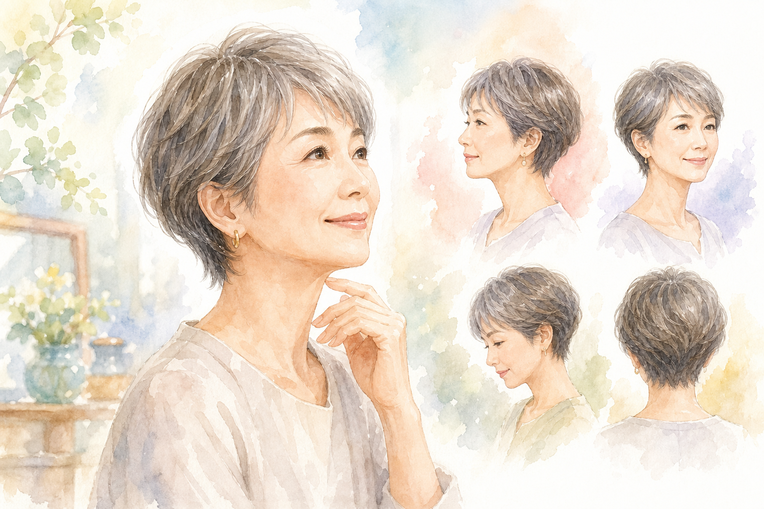 薄毛カバーに効果的なカット・スタイリングのポイント