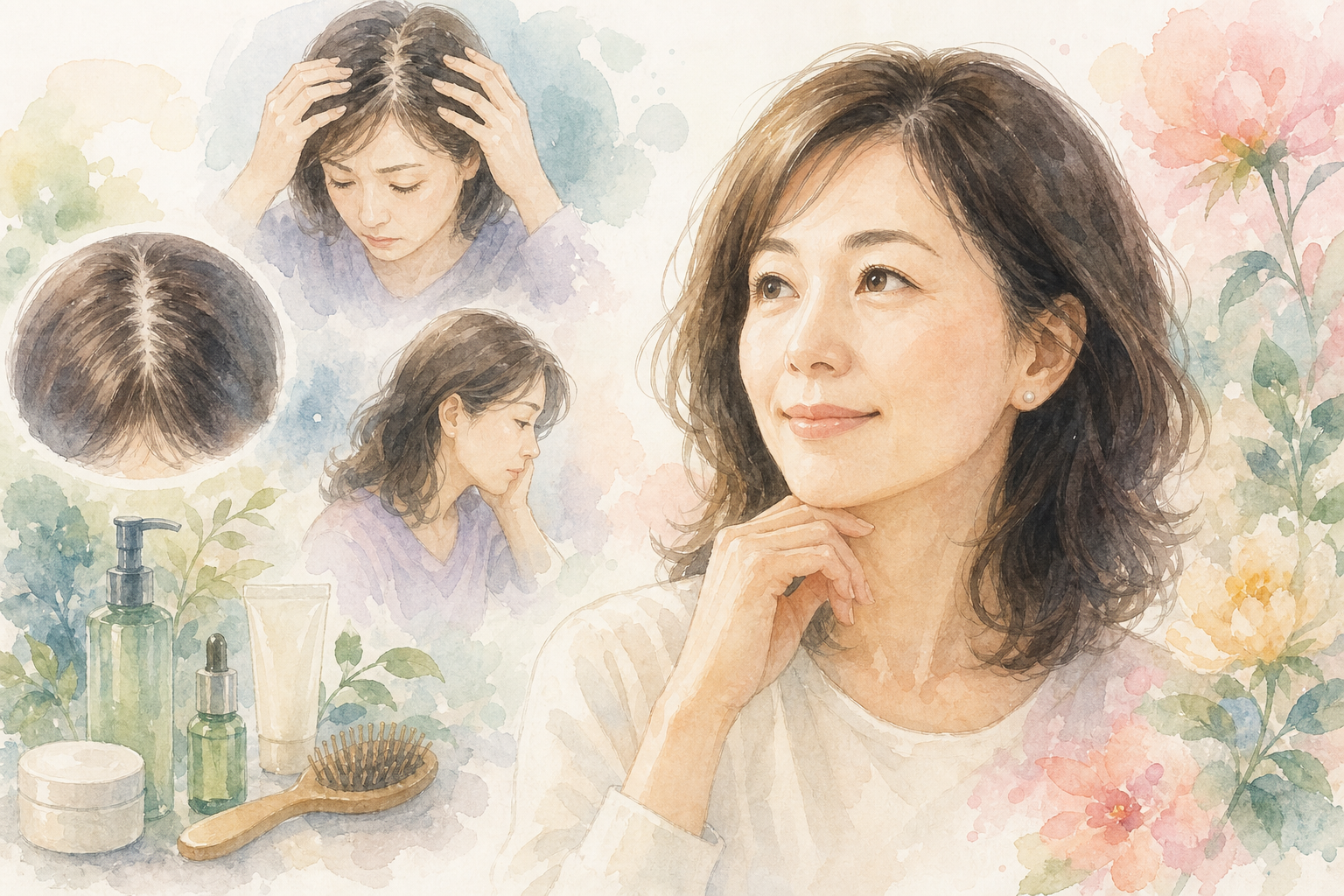 実際に40代女性が薄毛を改善したリアルな体験談