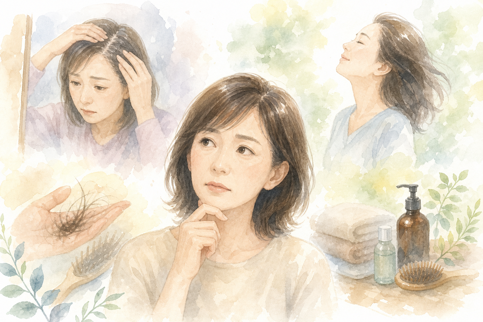 40代女性の薄毛、こんなサインが出ていませんか？具体例で確認