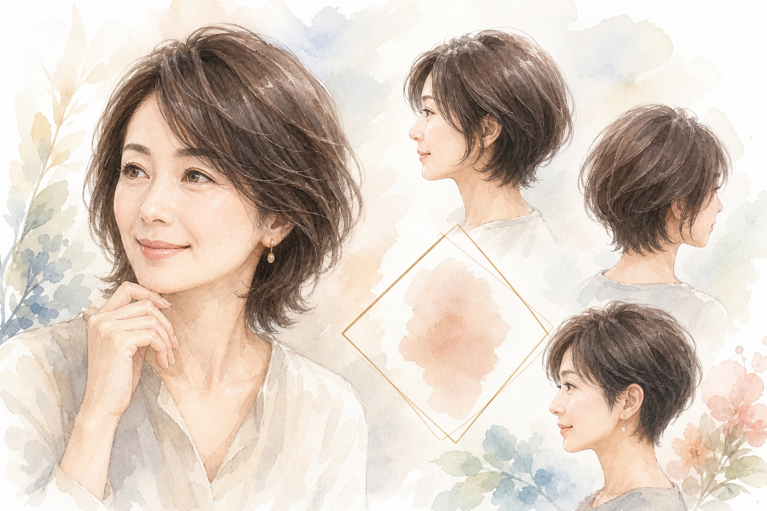 なぜ「ひし形シルエット」が薄毛カバーに効くの？