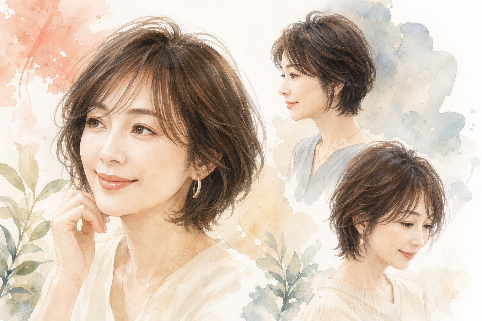 40代薄毛女性の髪型選びで大切なのは「ふんわり・動き・厚み」の3つ