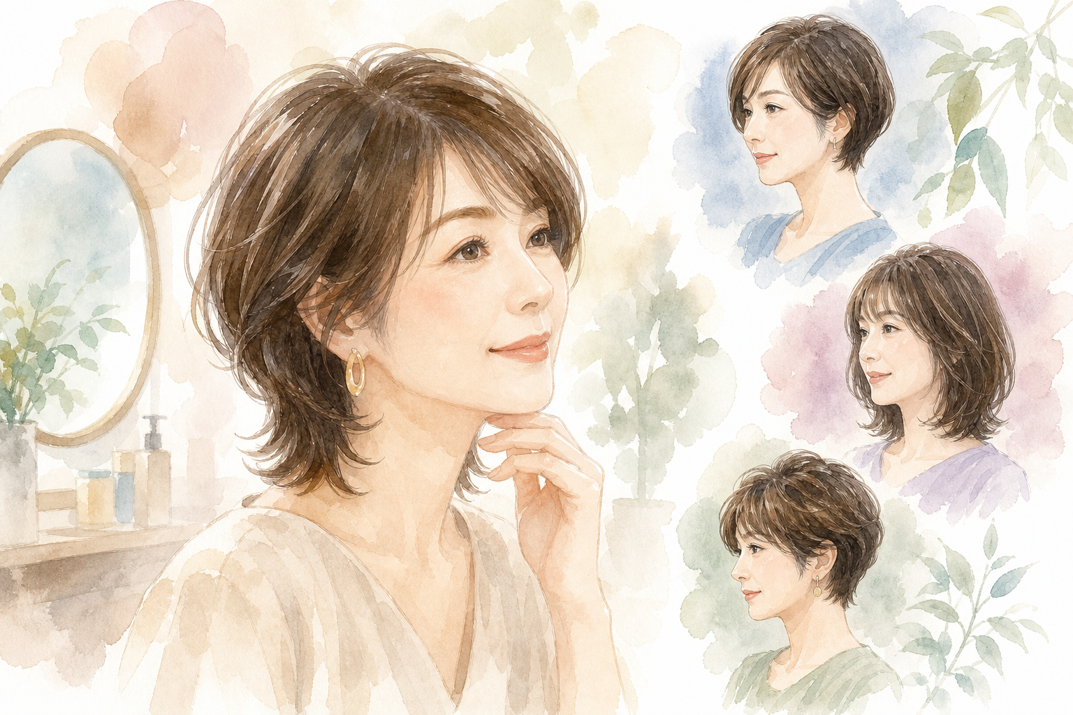 40代薄毛女性におすすめの髪型・具体的なスタイル3選