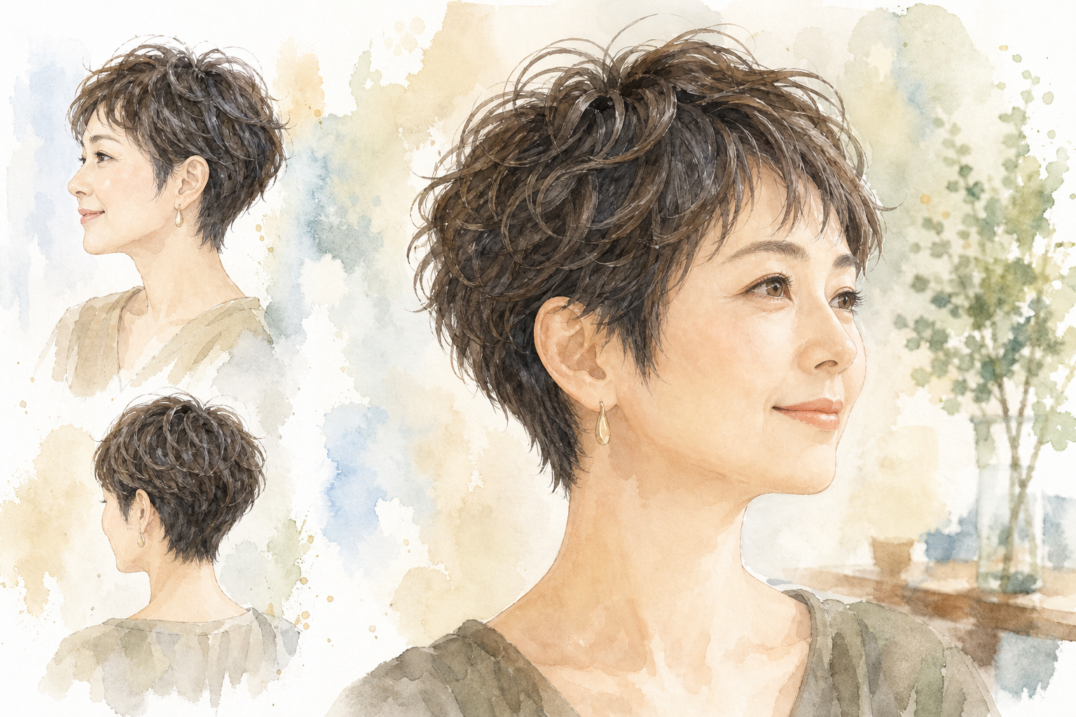 40代のくせ毛さんにはベリーショートが向いています