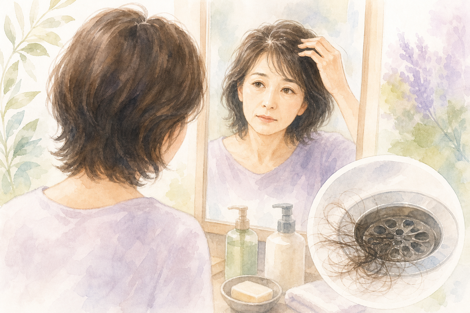 なぜ50代女性は抜け毛が増えやすいのか