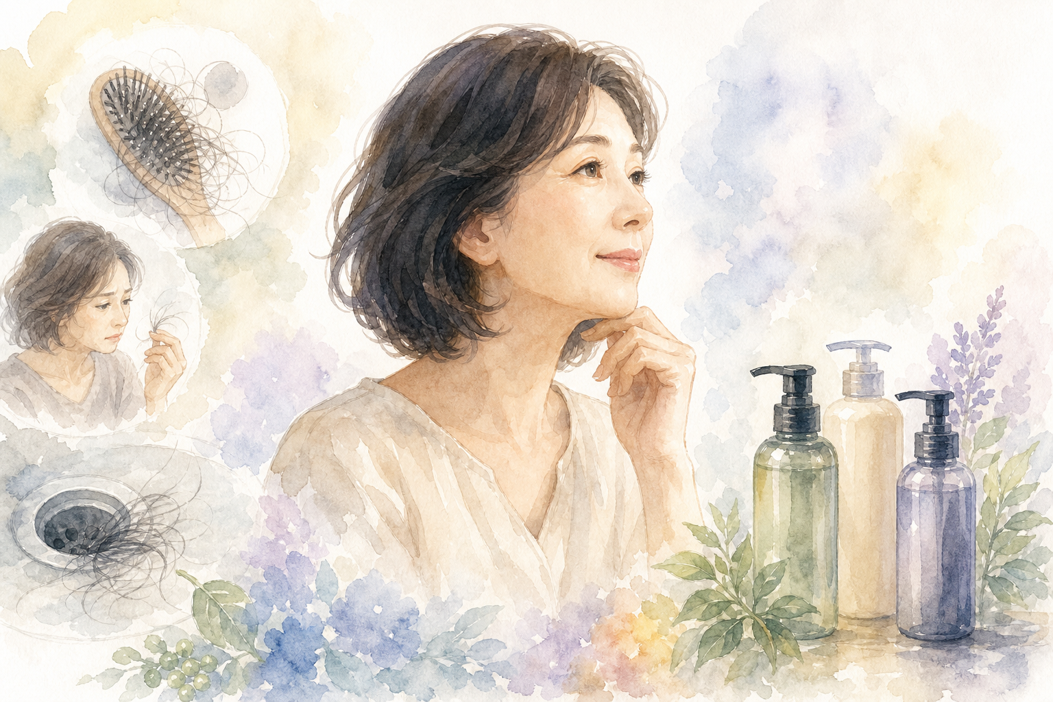 そもそも、なぜ50代になると抜け毛が増えるの？