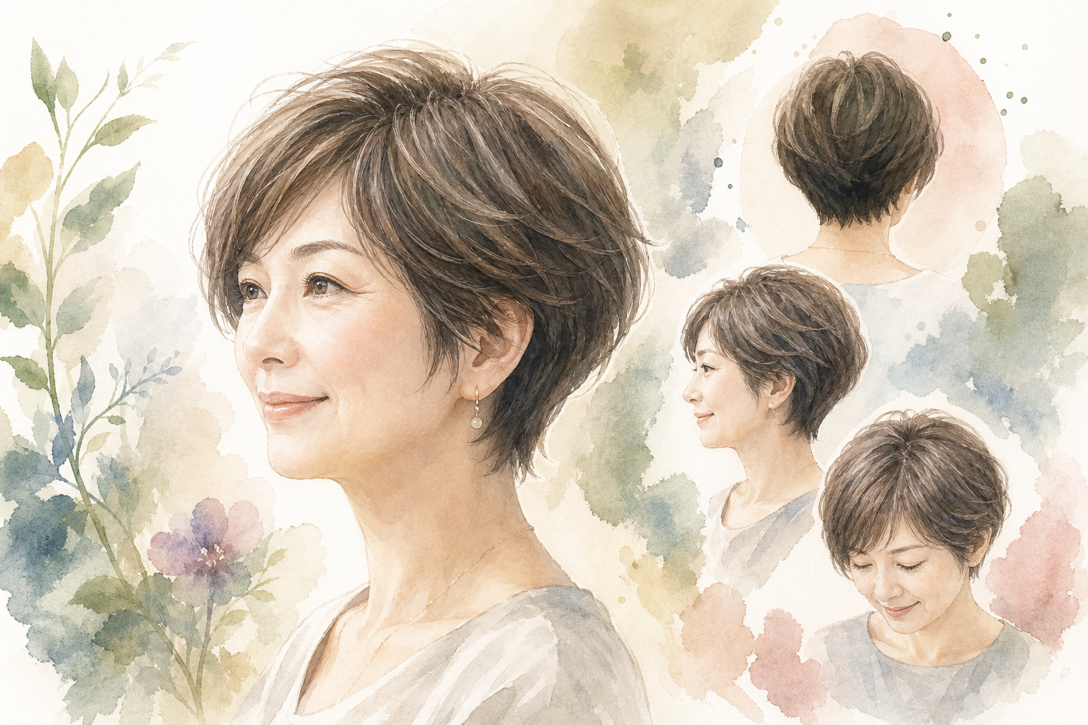 なぜショートヘアが50代の薄毛カバーに向いているの？