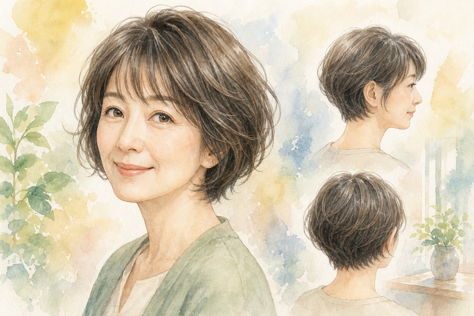 なぜ50代くせ毛さんにショートボブ前髪ありがおすすめなの？