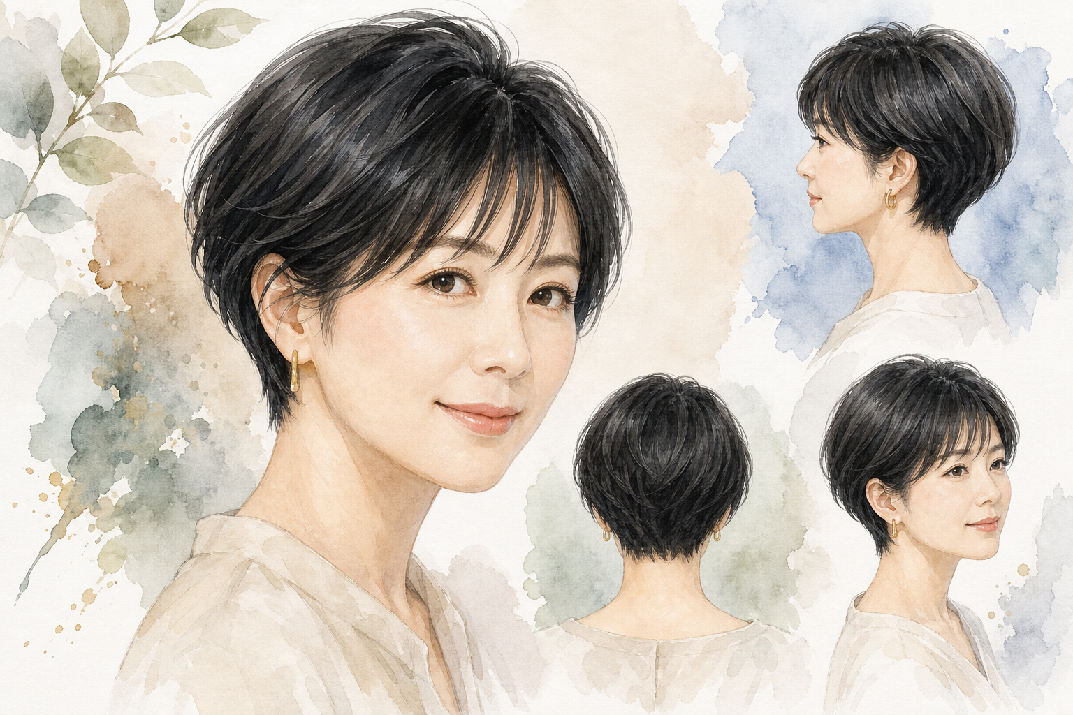 40代に似合う前髪の形、具体的にはどんな形？