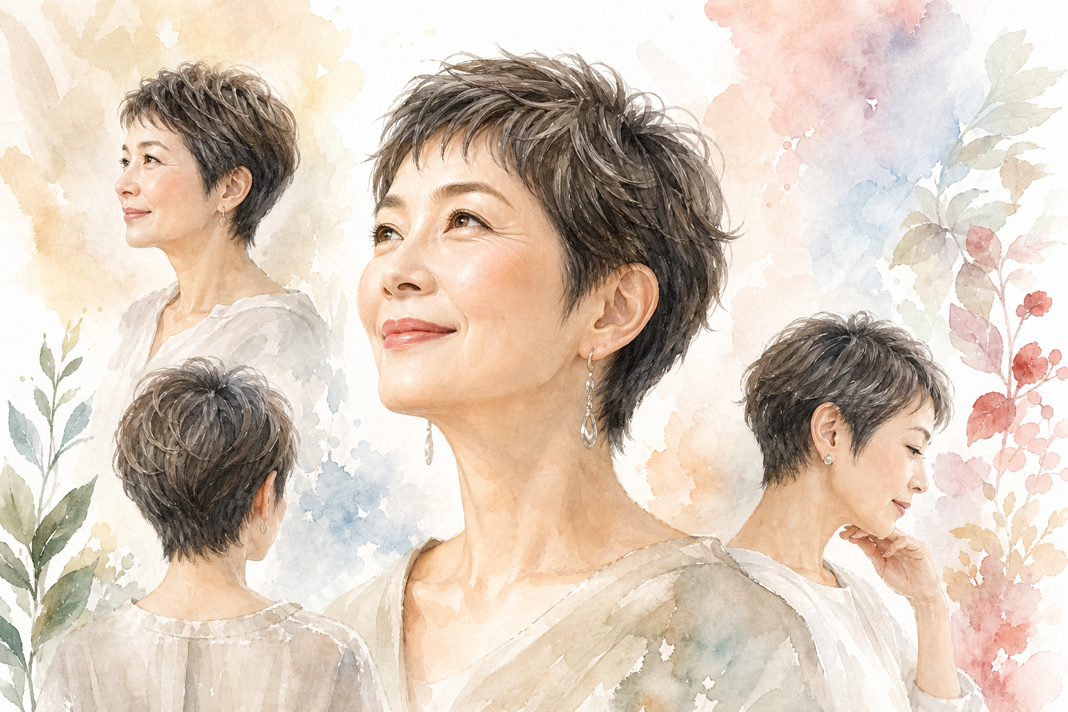 50代女性のベリーショートは「若々しさ」と「上品さ」を両立できるスタイル