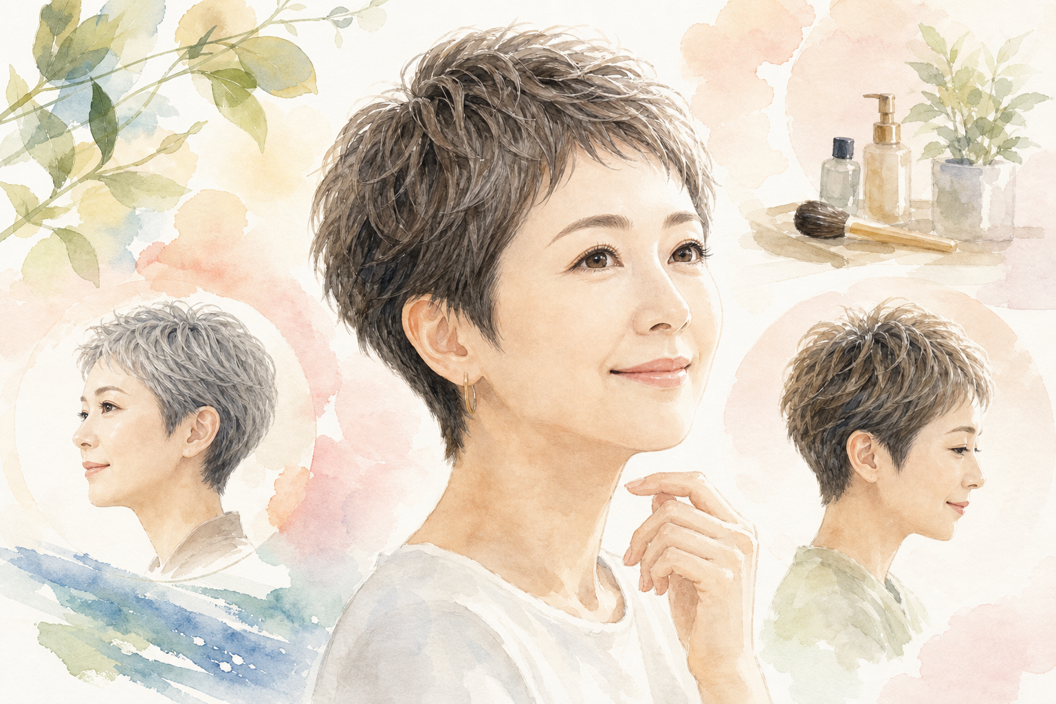 50代ベリーショートを「若見え」させる3つの大切なポイント