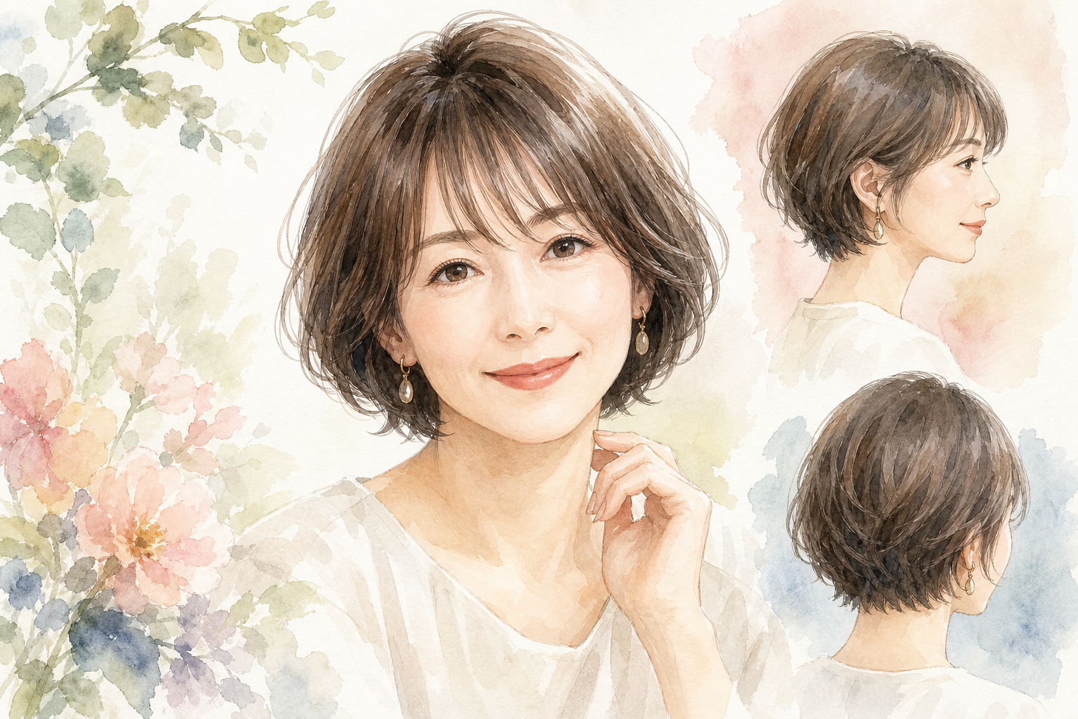 なぜ40代に前髪ありショートボブが選ばれるのか