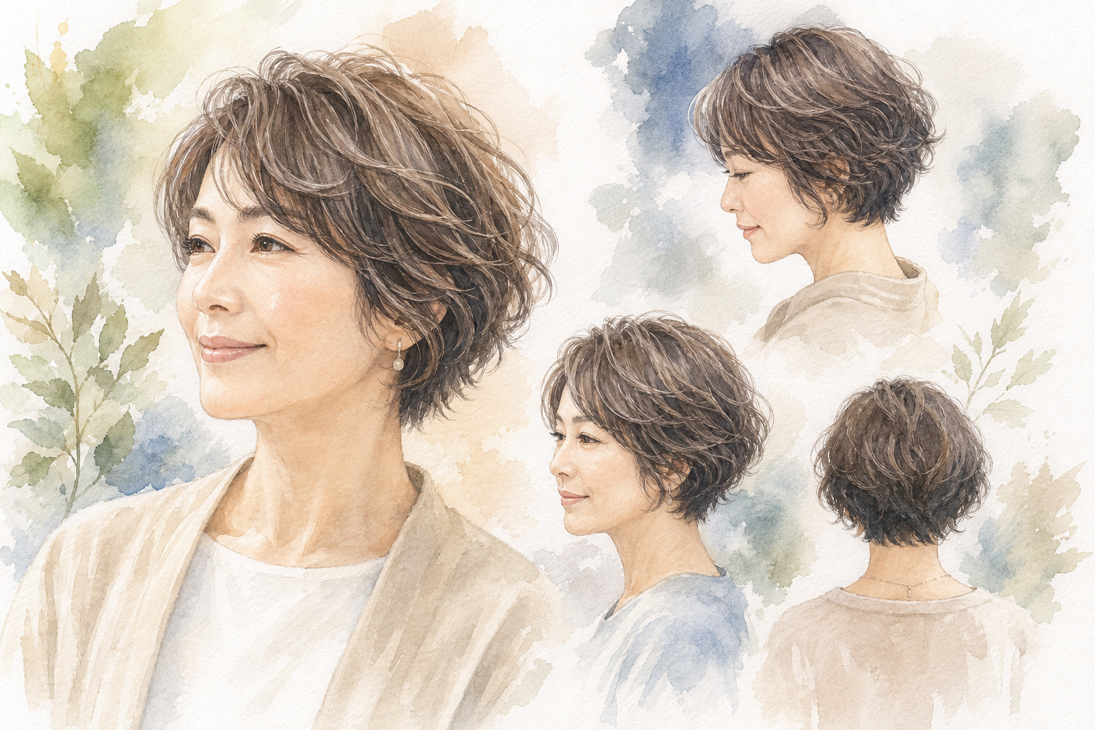 なぜ「くせ毛を活かす」スタイルが50代に合うのか