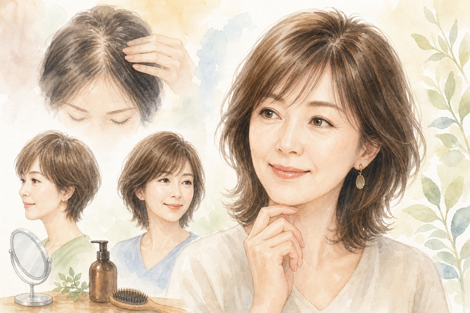 薄毛をカバーするために「前髪」で意識すべき3つのポイント
