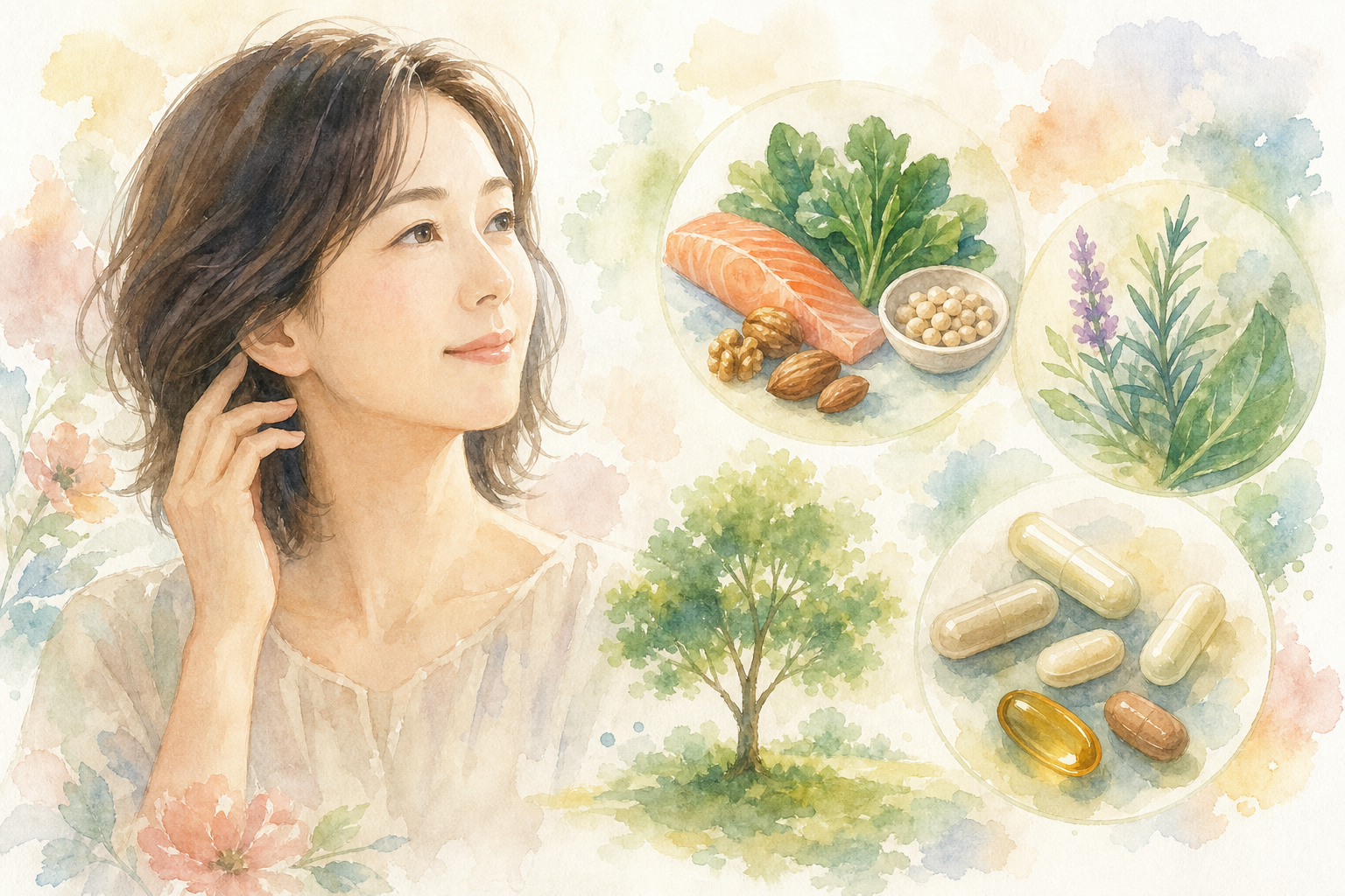 40代女性の薄毛対策にサプリは"土台づくり"として効果的