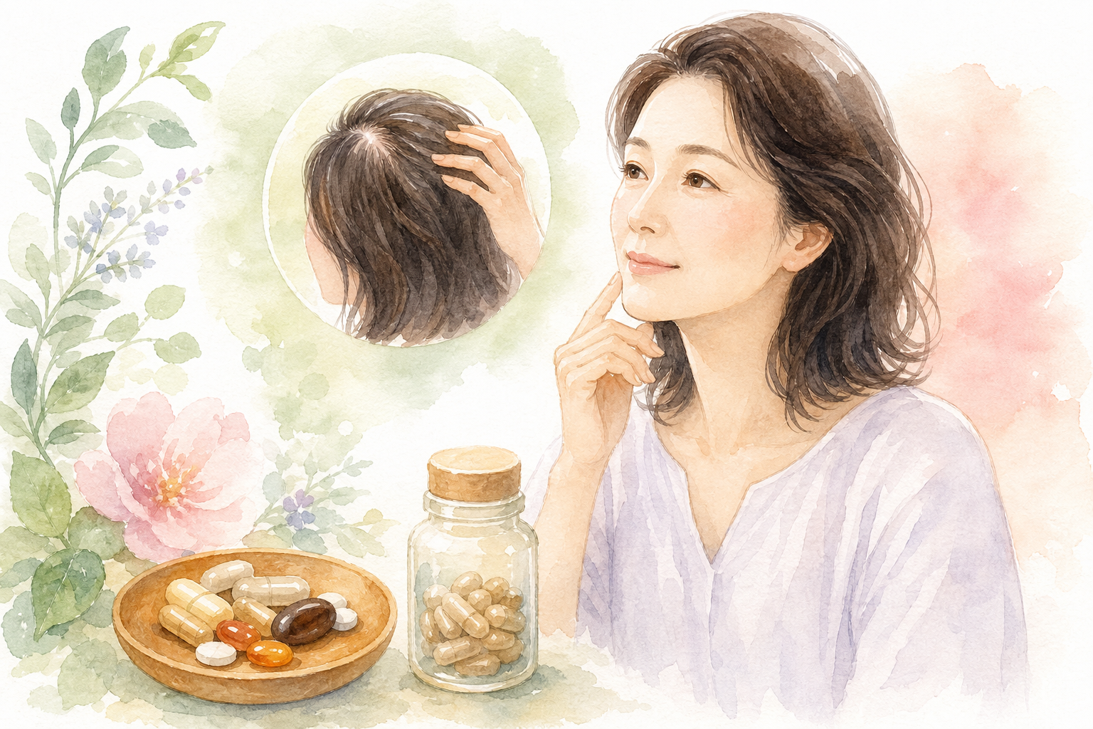 サプリが40代女性の薄毛をサポートできる理由