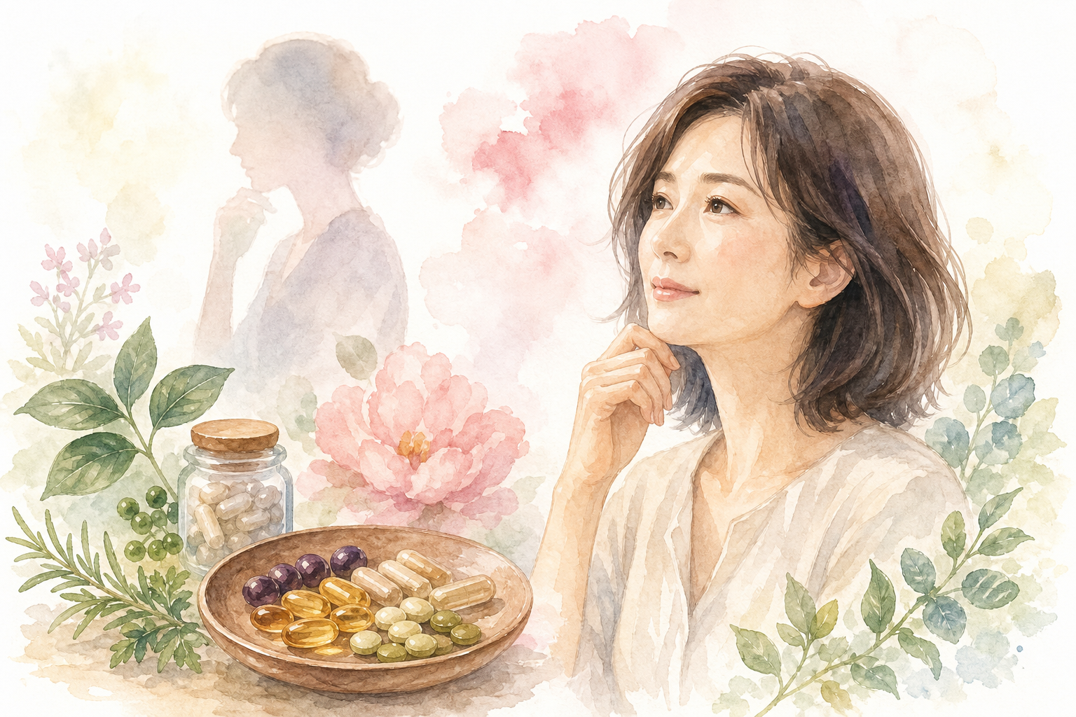 40代女性の薄毛対策に注目したいサプリ成分