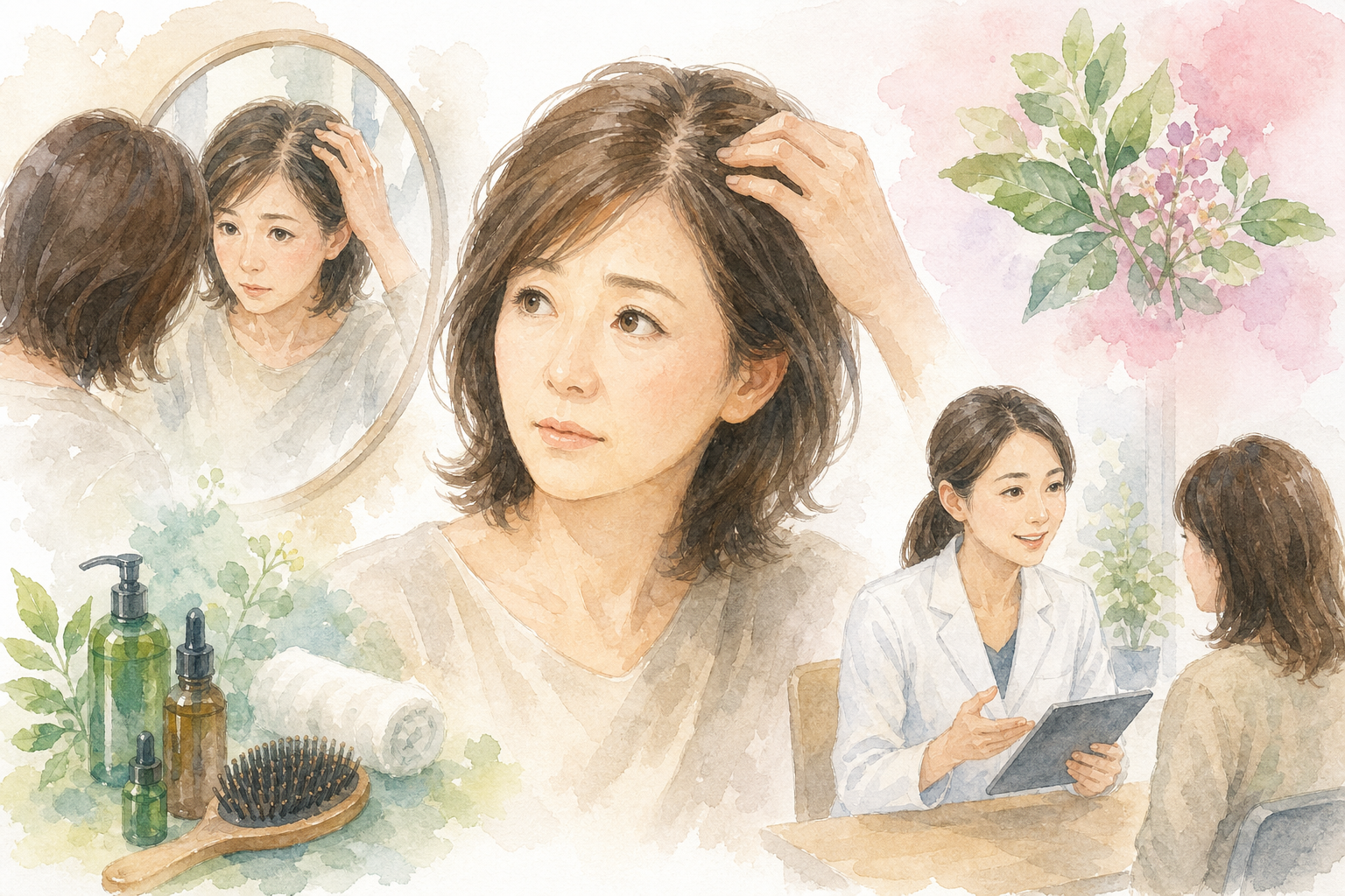 セルフケアだけでは改善しない場合はクリニックへ。最新の治療法も
