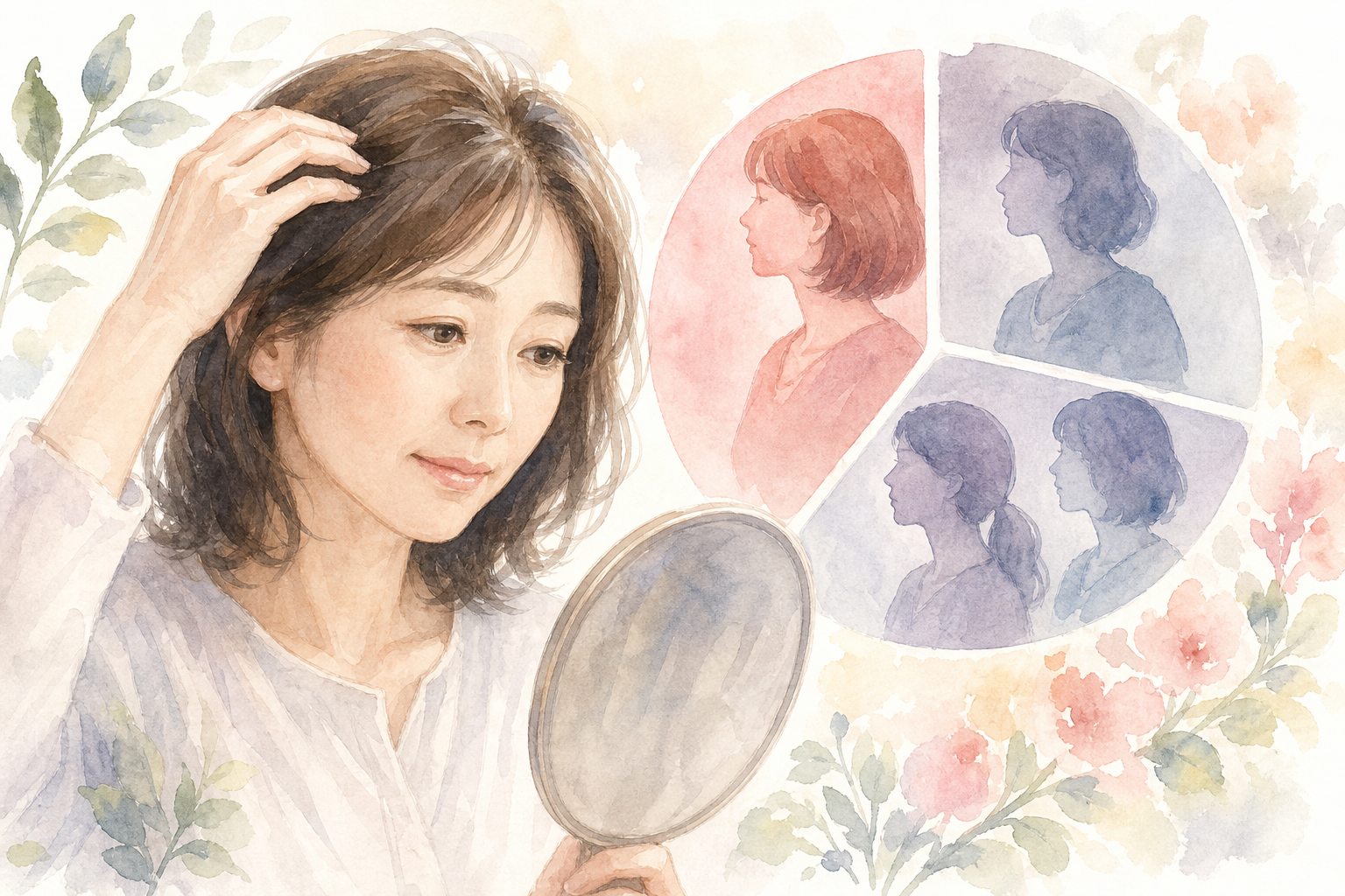 40代女性の薄毛割合は「約4人に1人」が目安とされています