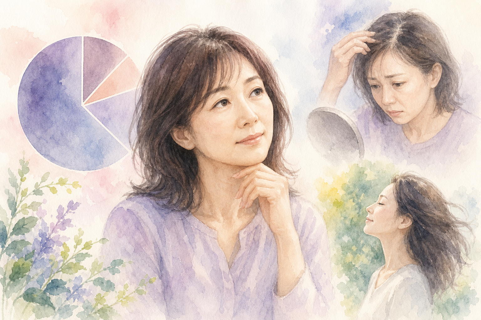 なぜ40代女性に薄毛が増えるのか？その理由を詳しく見ていきましょう