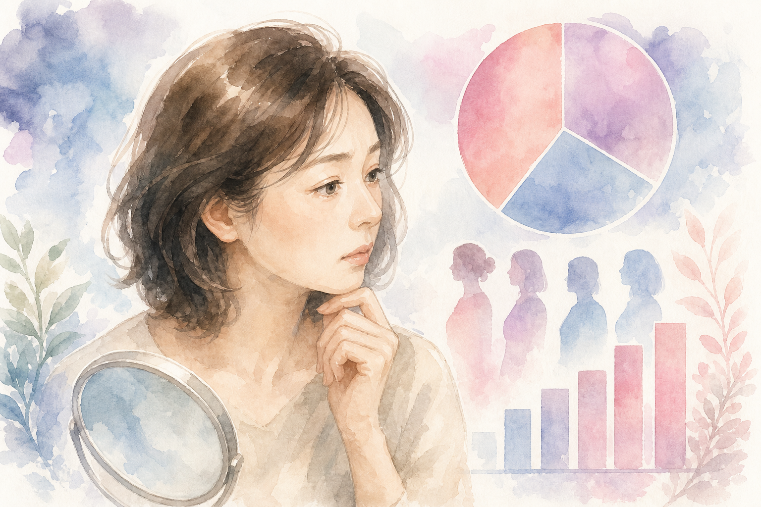 40代女性の薄毛割合の実態を、具体的な調査データで見てみましょう