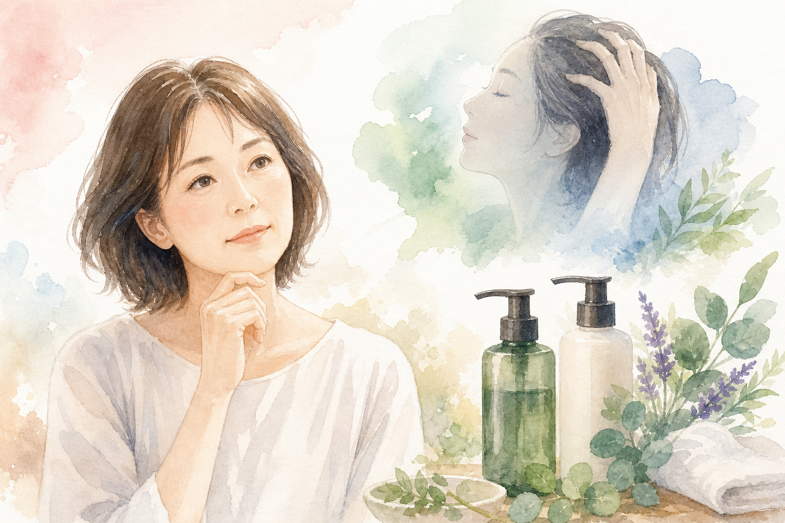 40代女性の薄毛にシャンプーができることは「頭皮環境を整えること」