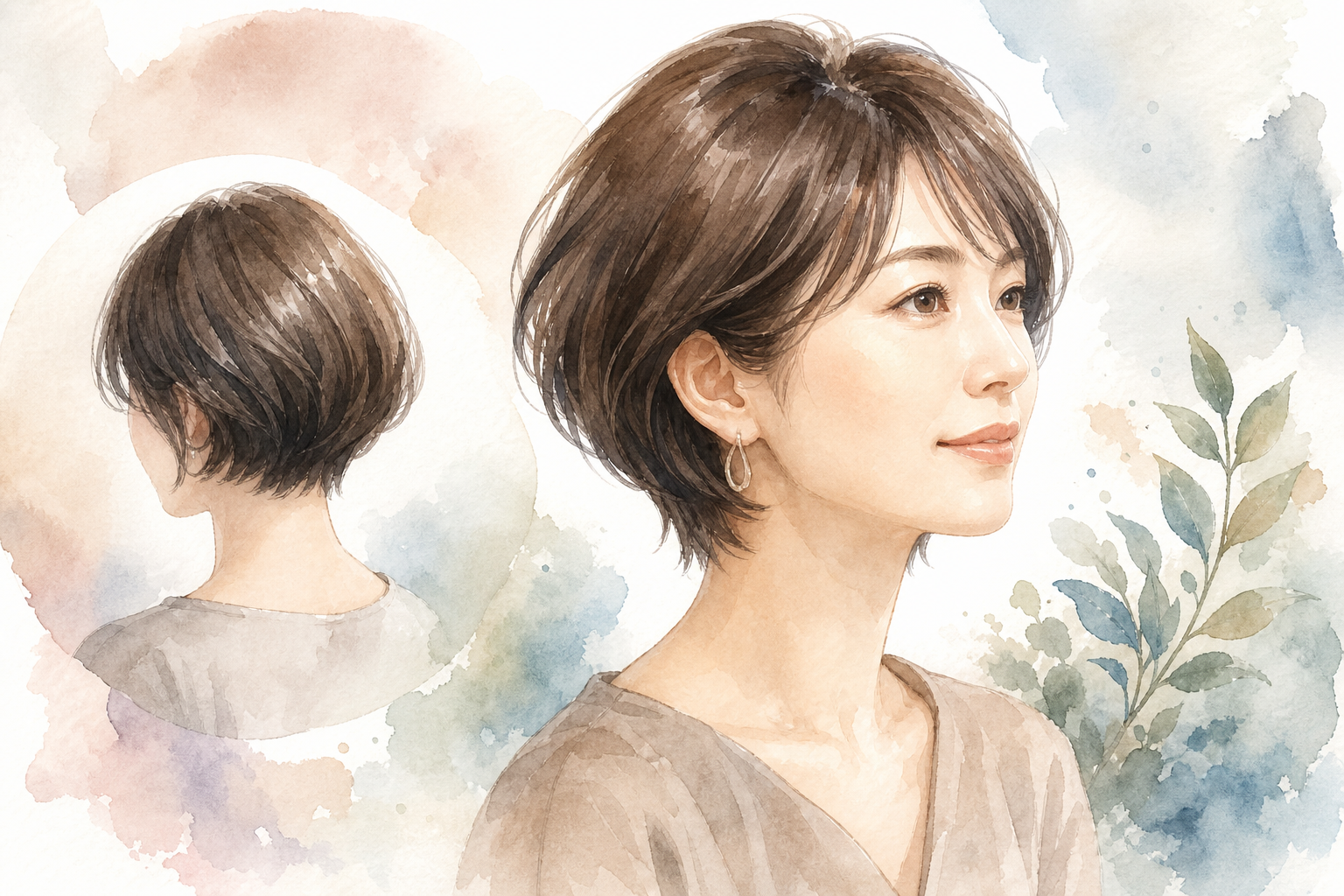 40代の面長さんにショートボブは似合う？答えはイエス
