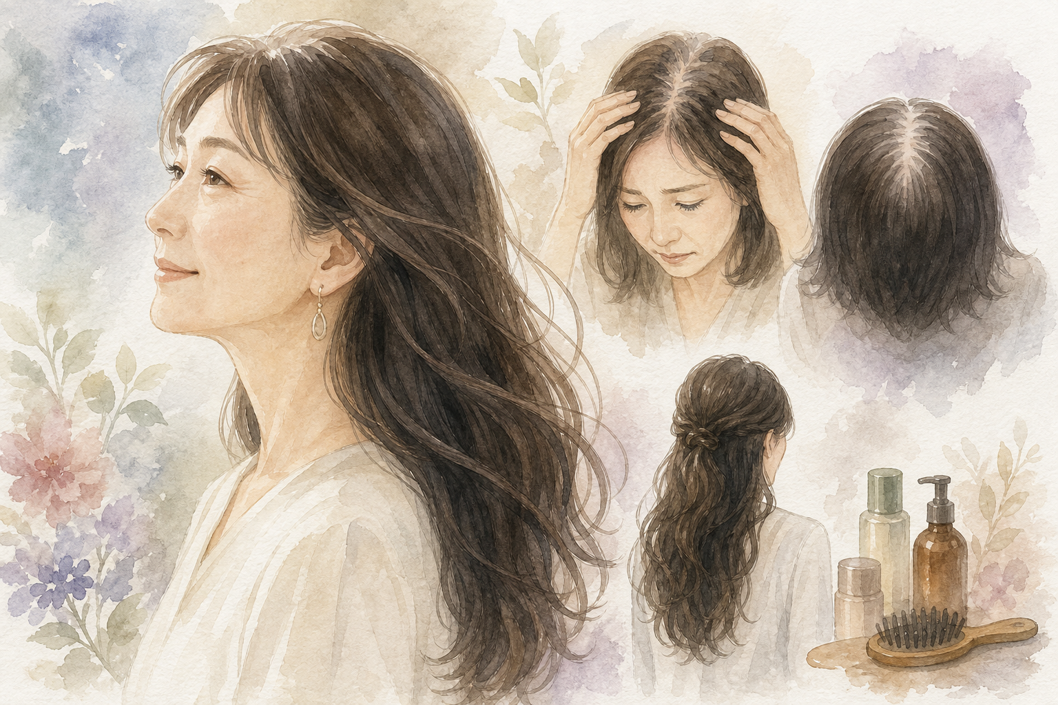 なぜ50代の薄毛にロングヘアは難しいとされているのか