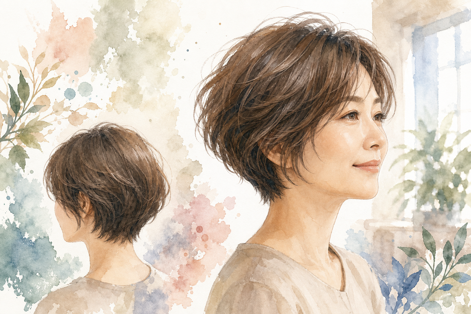 40代のくせ毛・多毛さんには、ショートボブが「正解」になりやすい