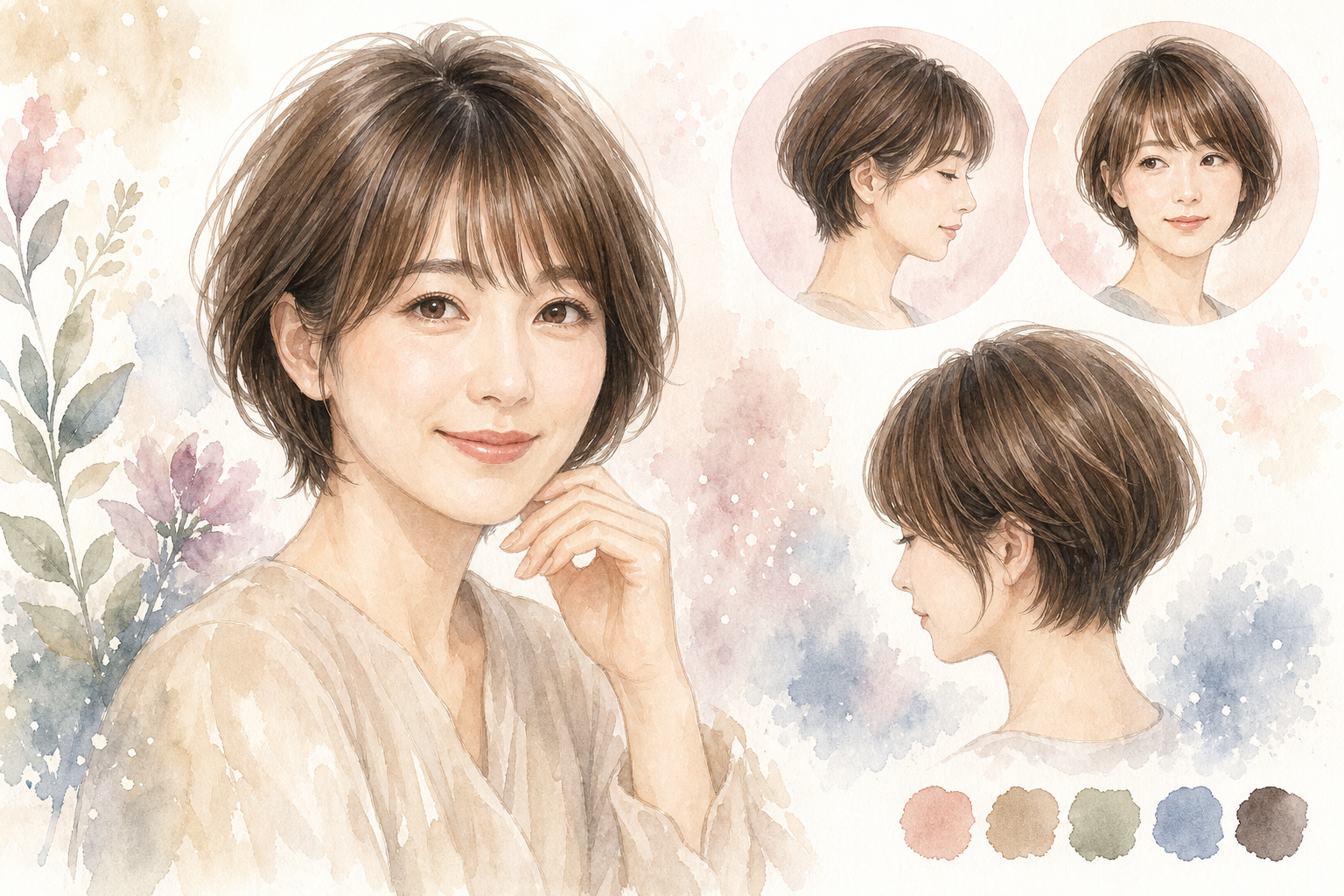 前髪デザインとシルエット作りの具体的なポイント
