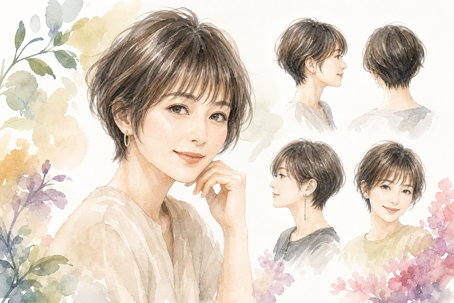 前髪の種類と選び方のポイント