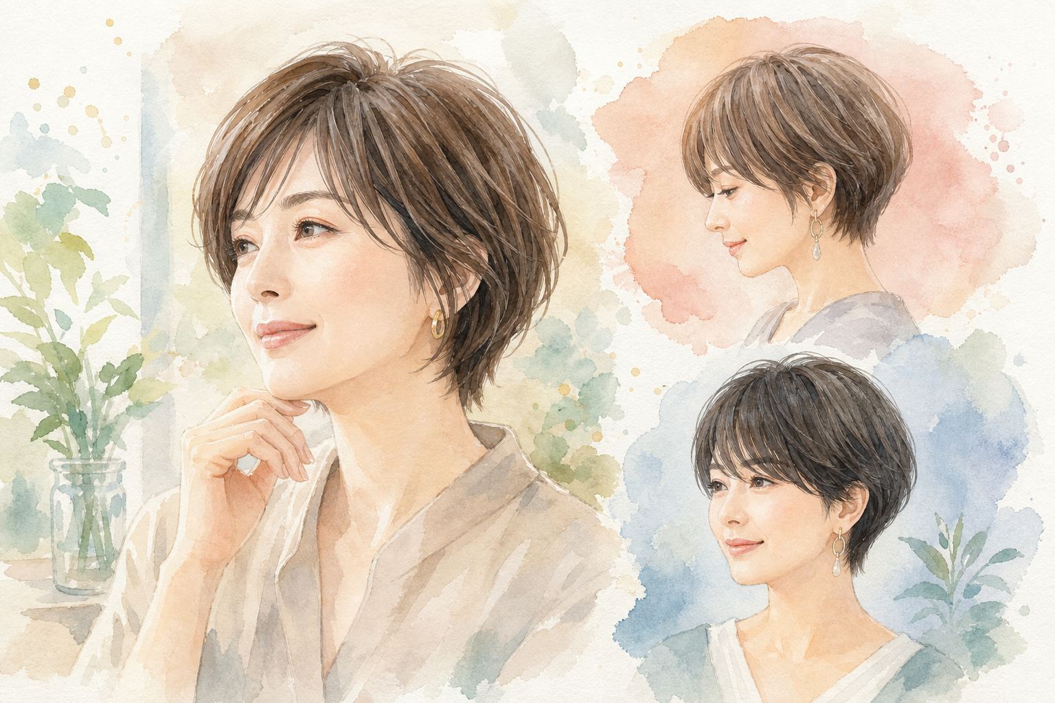 40代女性におすすめのショートスタイル3選＋α