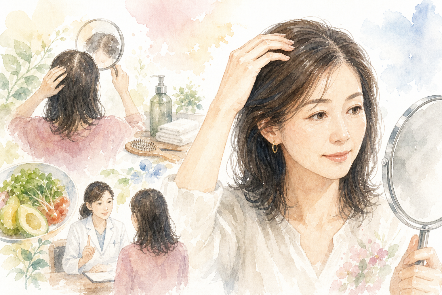 「これって薄毛?」今すぐできるセルフチェック