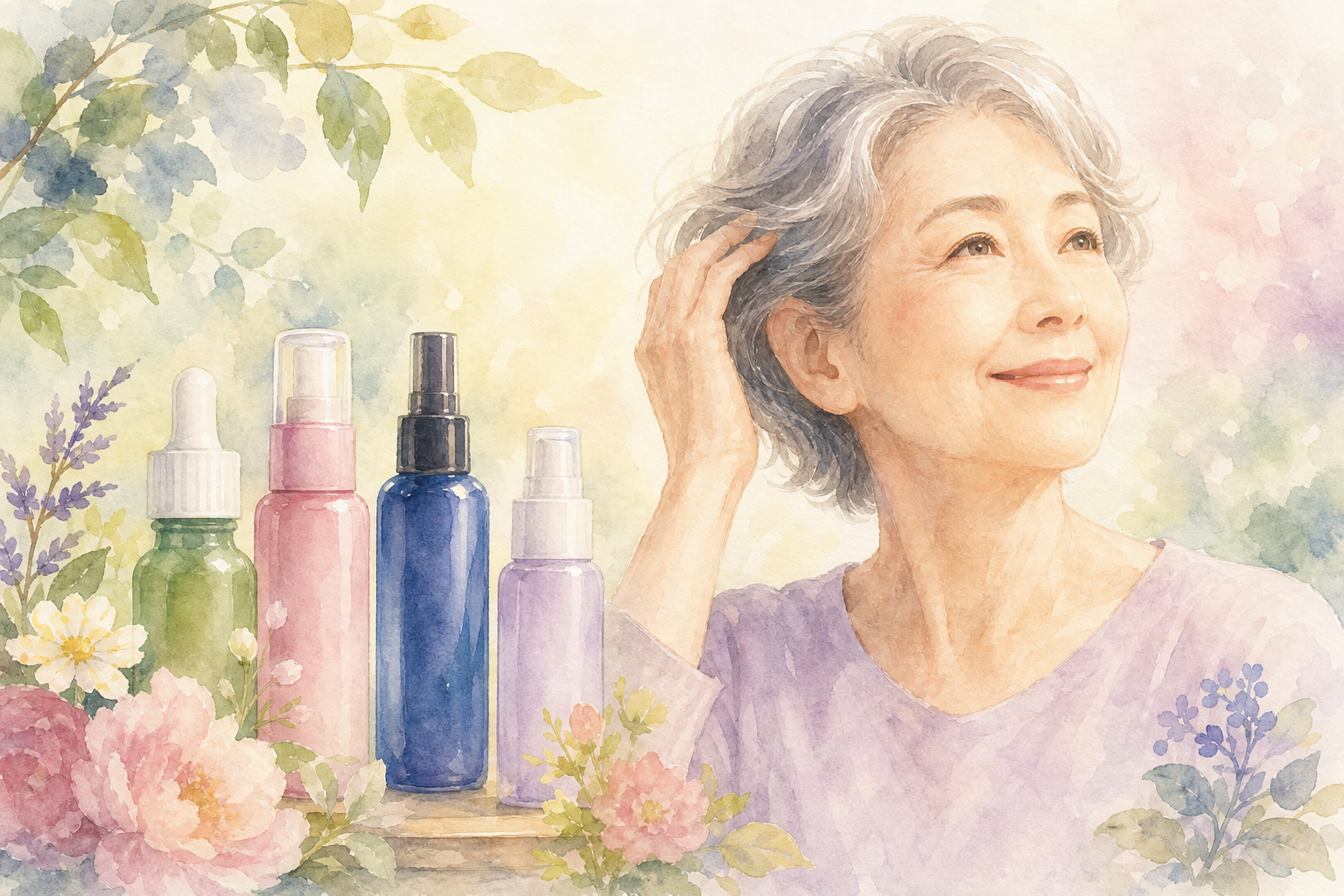 70代女性におすすめの育毛剤ランキング5選