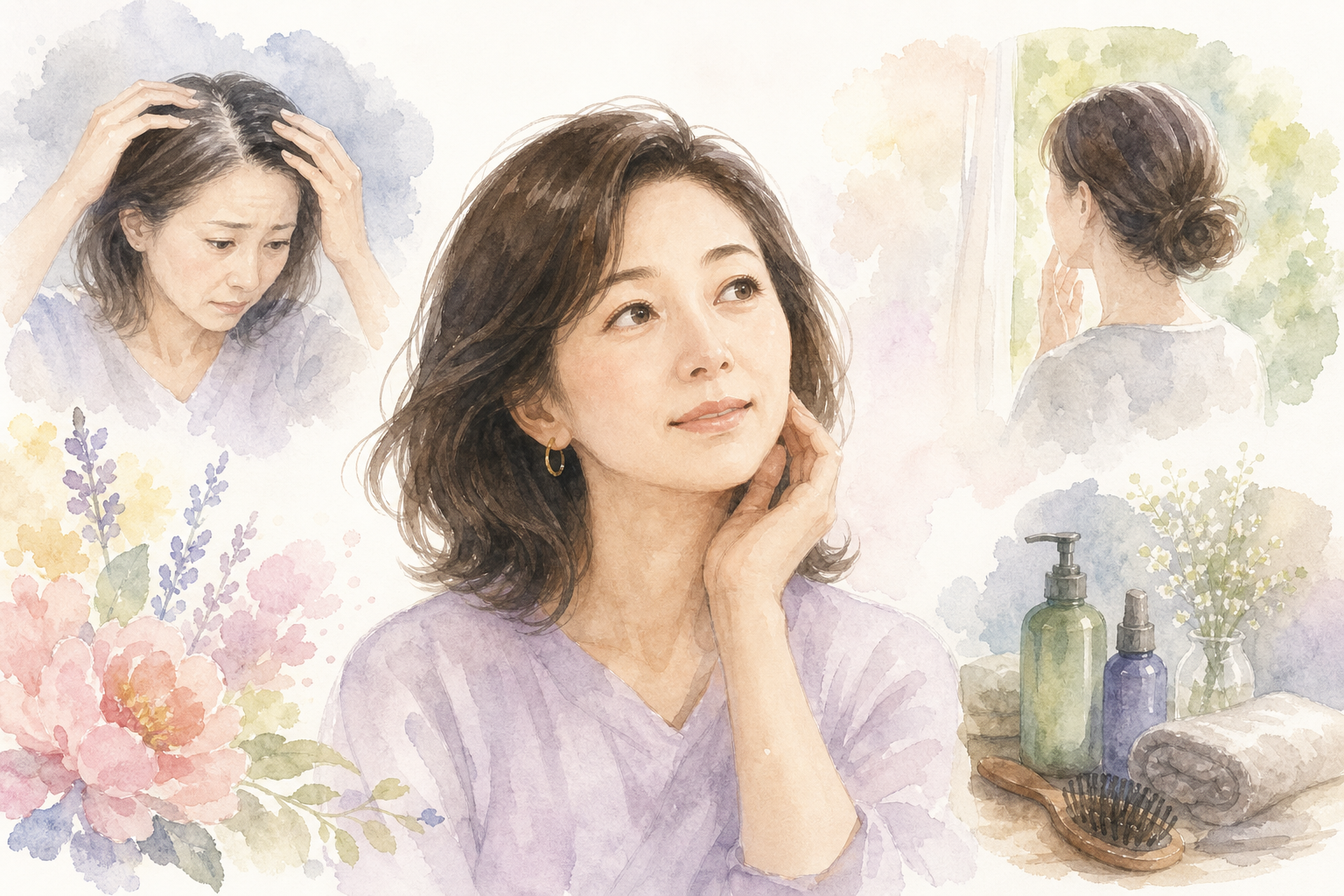 40代女性に薄毛が増えるのはなぜ？