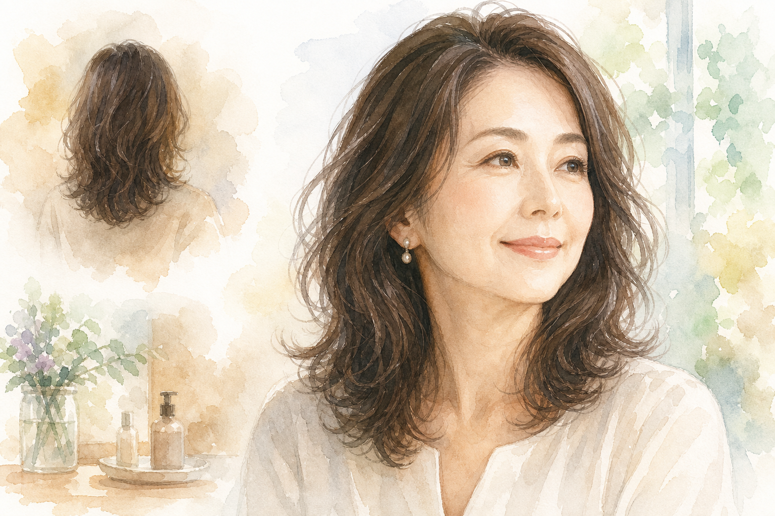 なぜ50代のくせ毛はセミロングと相性がいいのか