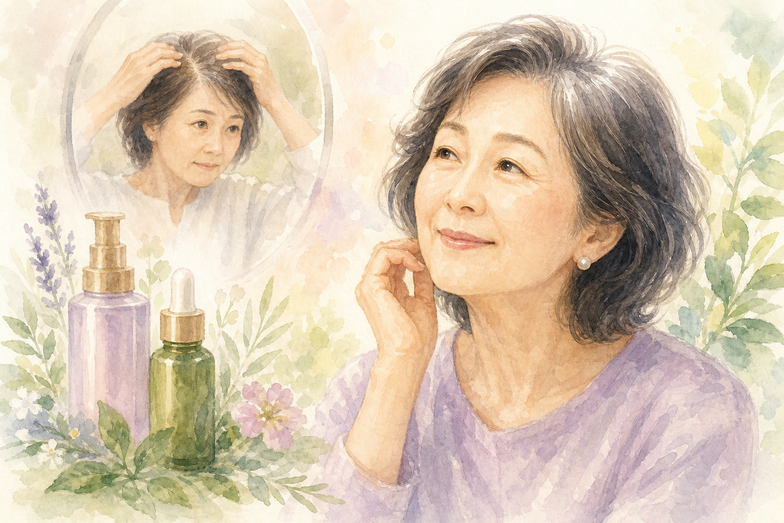 60代女性が育毛剤を選ぶときのポイント