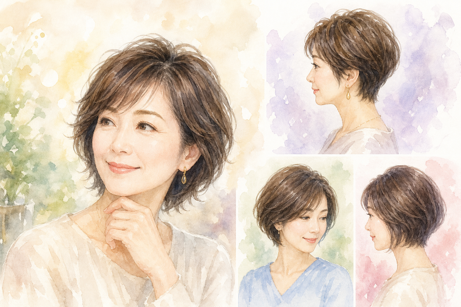 50代薄げな髪の毛に似合うおすすめ髪型3選+