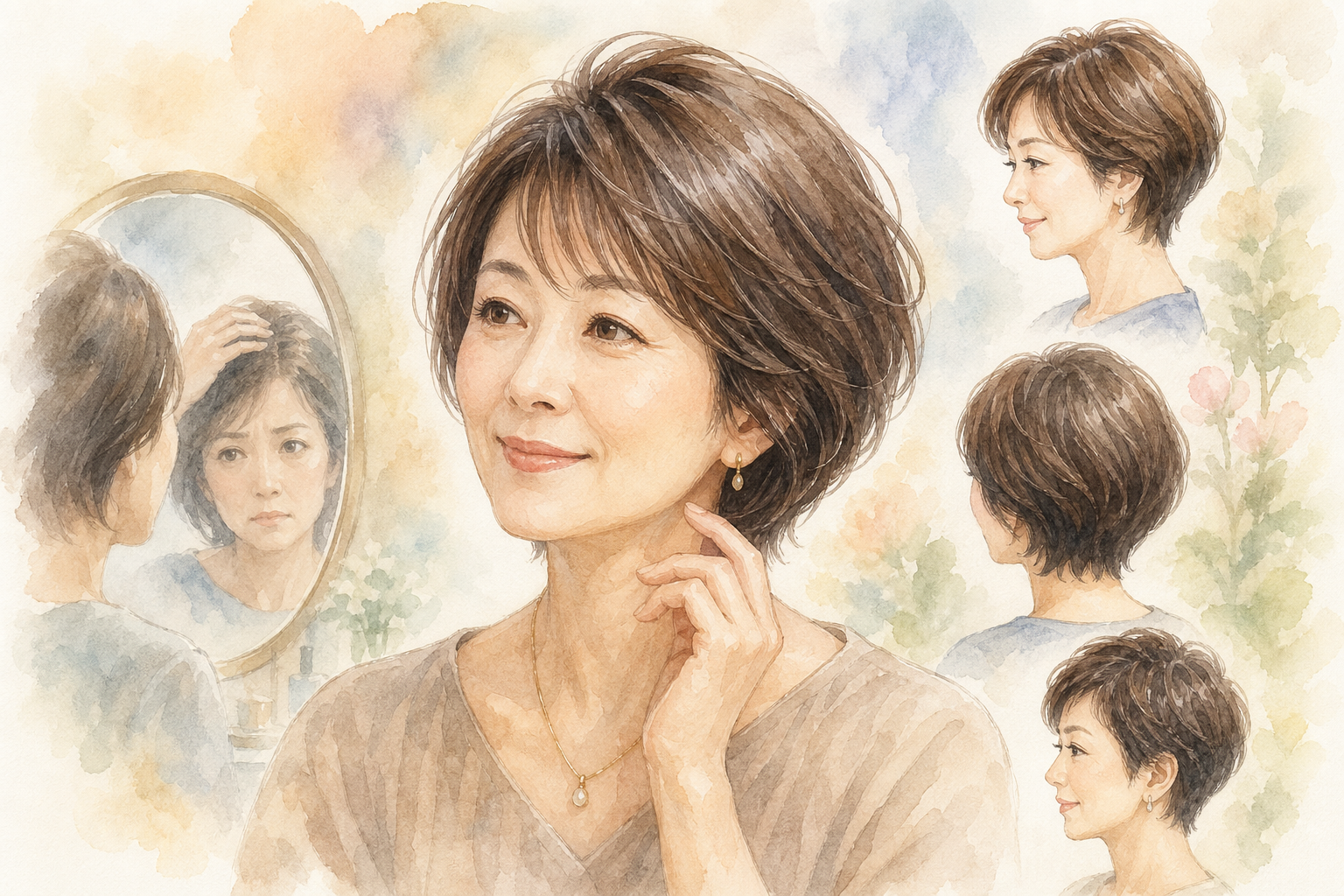 これはちょっと注意したい!50代薄毛のNGヘアスタイル