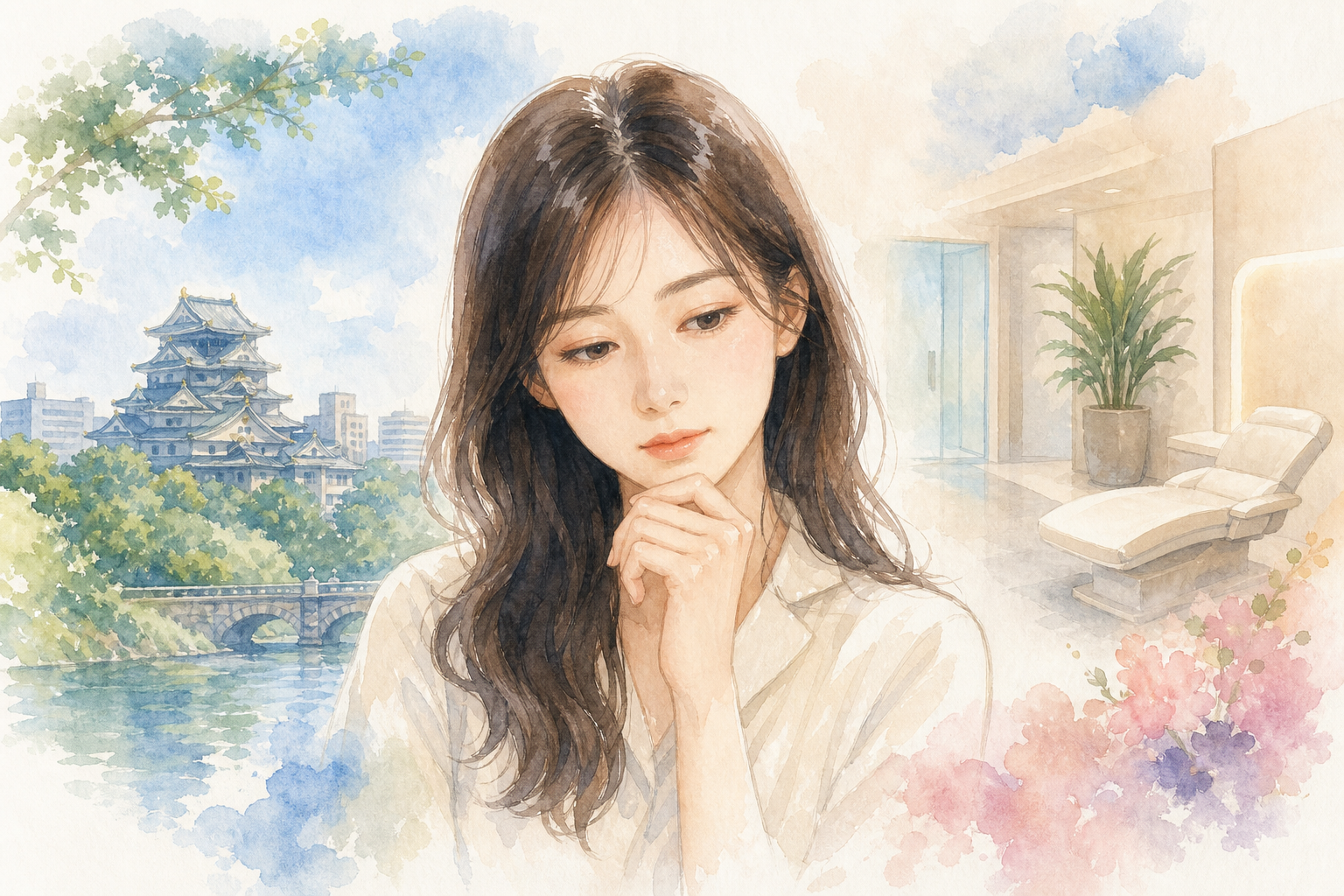 結論:ミュゼでは薄毛治療はできない。岡山の女性薄毛治療はクリニックへ