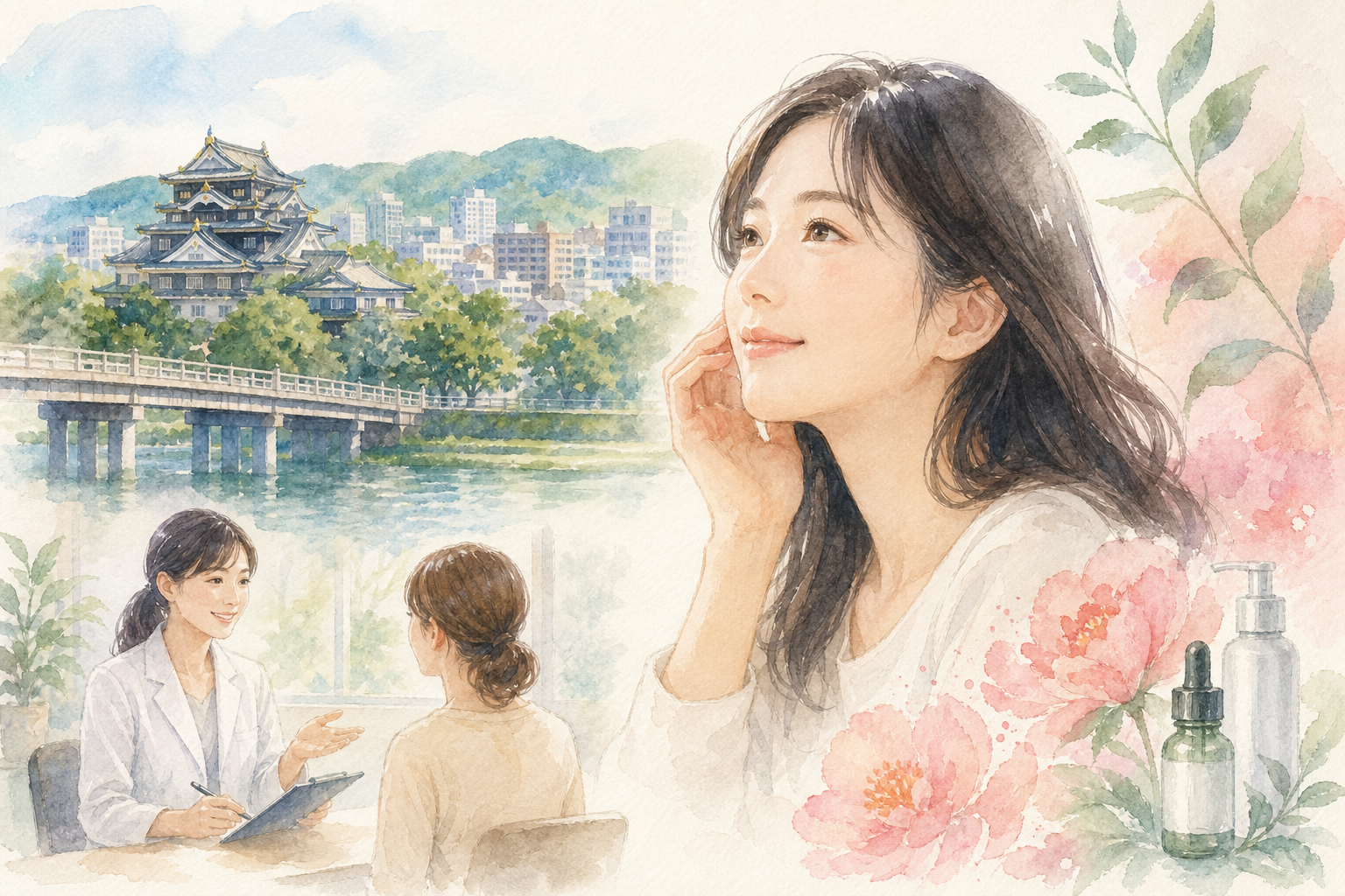 岡山の沼田エリアから通える薄毛治療クリニックはある?