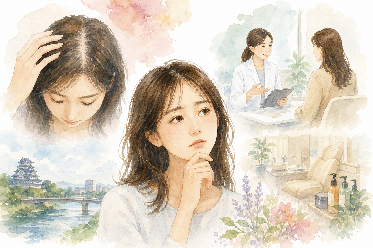 女性の薄毛はなぜ起こるの?FAGAとその原因を知っておこう