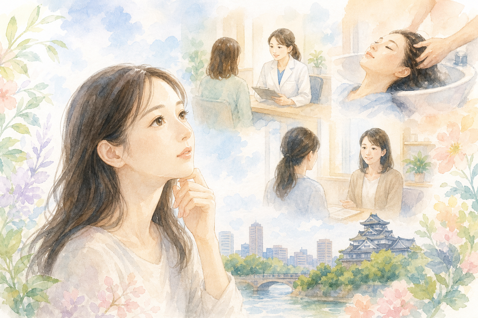 岡山で女性が薄毛を相談できる場所を3つのパターンで紹介