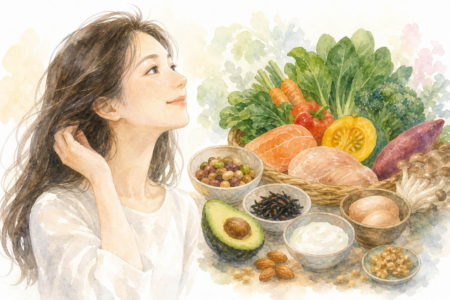 実際に薄毛改善に役立てている食事の具体例