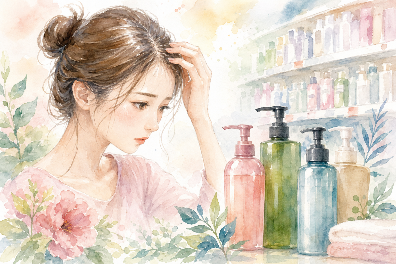 薄毛に悩む女性に市販シャンプーができることとは?